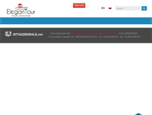 Tablet Screenshot of elegantour.com